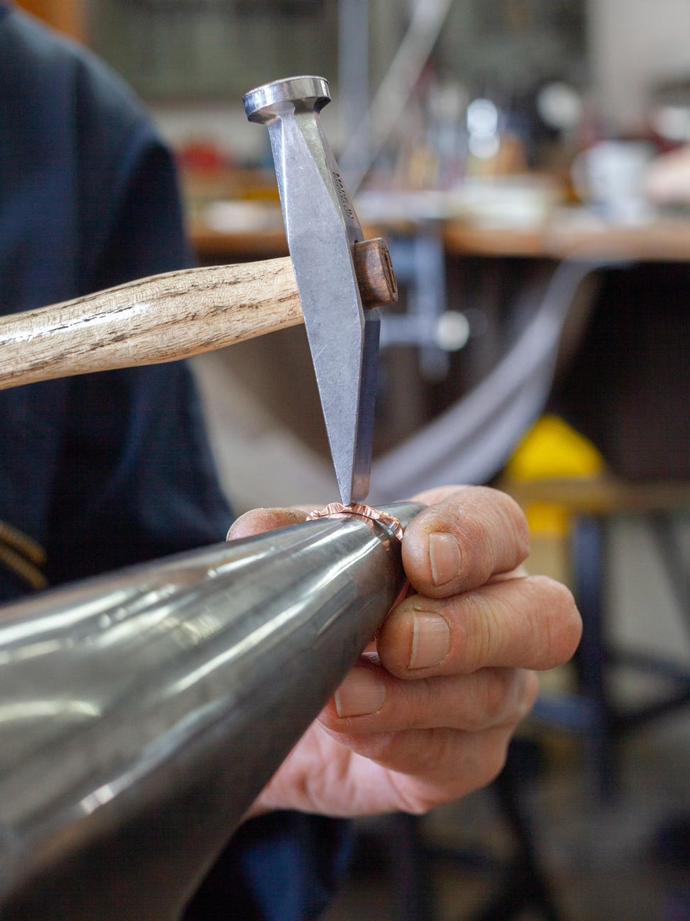 Goldschmieden lernen in der Schmuckwerkstatt Berlin bei coopgold im kreativen DIY Goldschmiedekurs