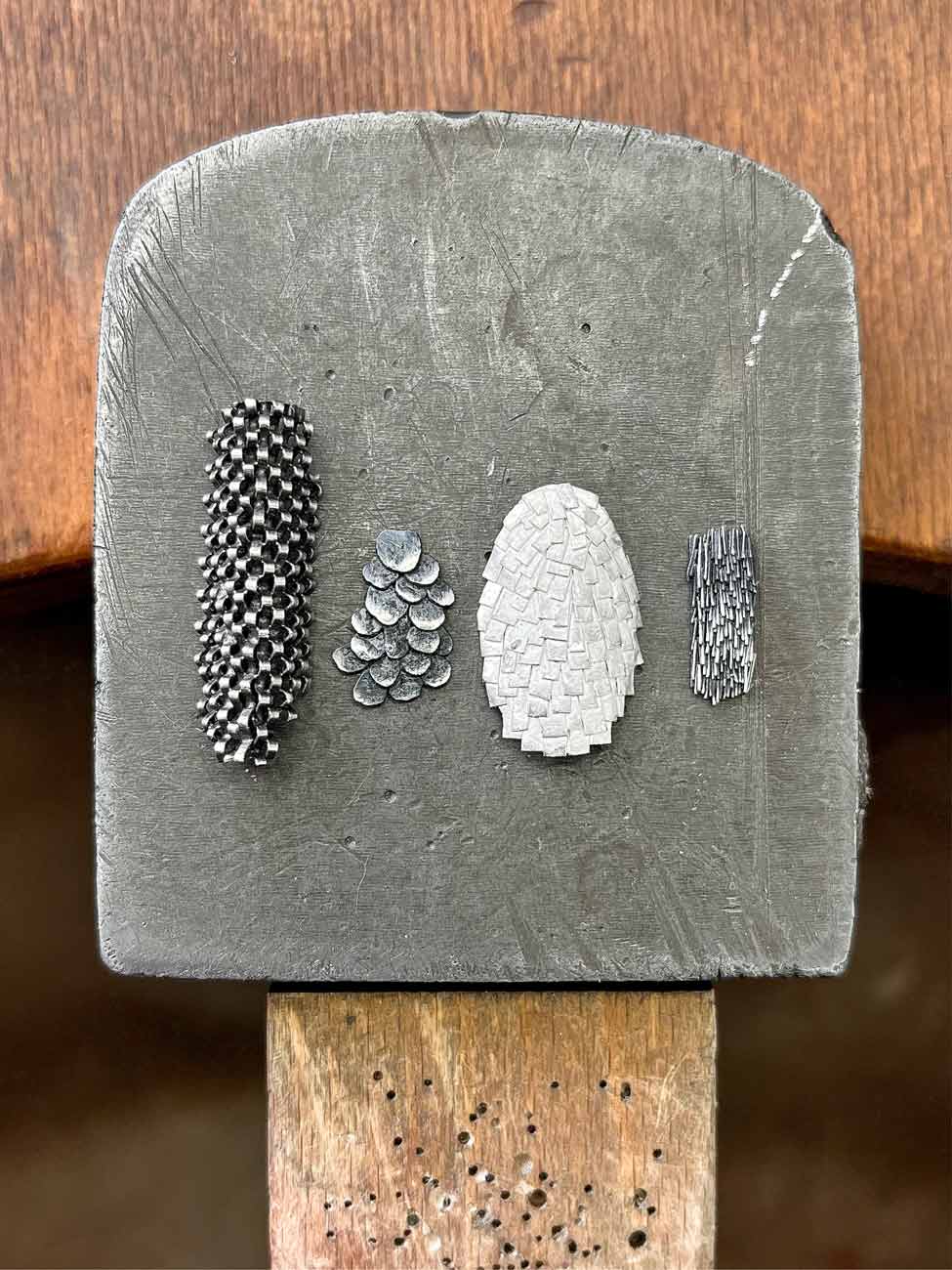 Details aus dem Workshop Filigran in der coopgold Berlin mit Susanne Matsché — Schmuck aus Silber selber gestalten